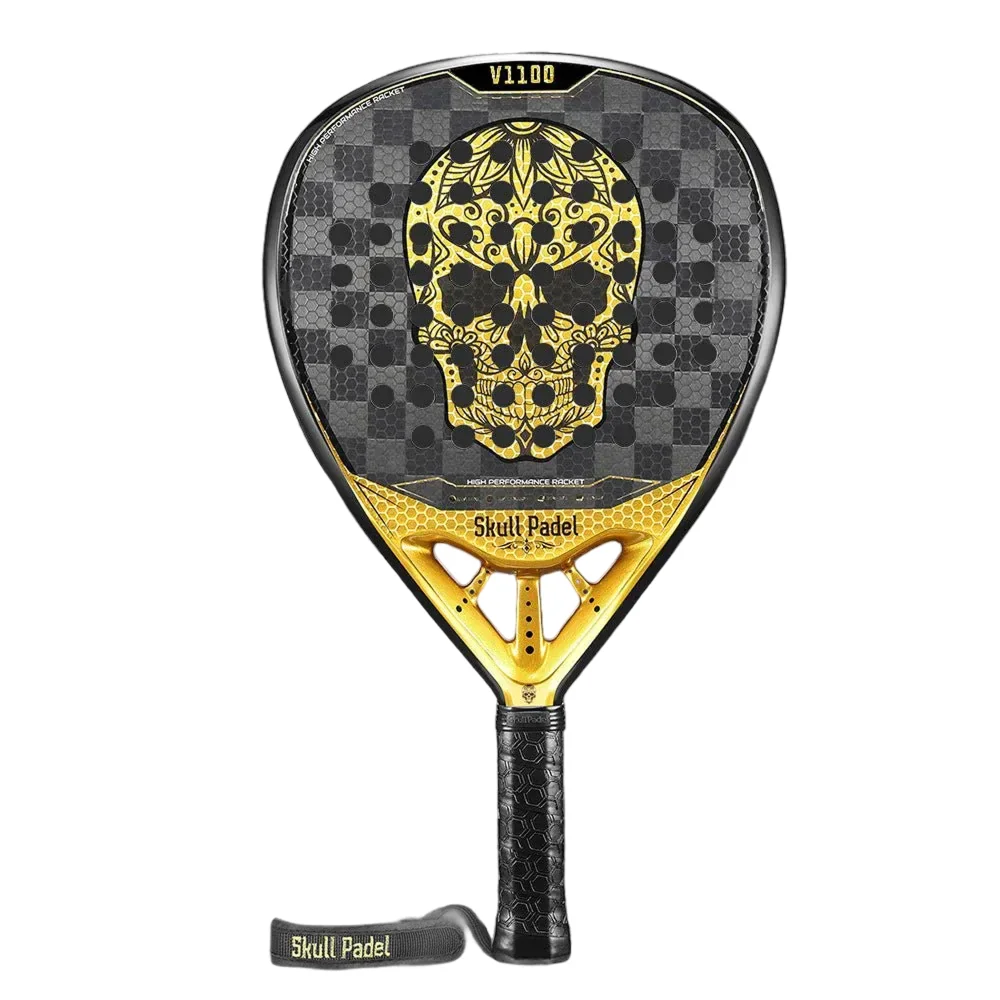 V1100 BLACK GOLD 24K – The Ultimate Padel Racket for Power & Precision - image 1