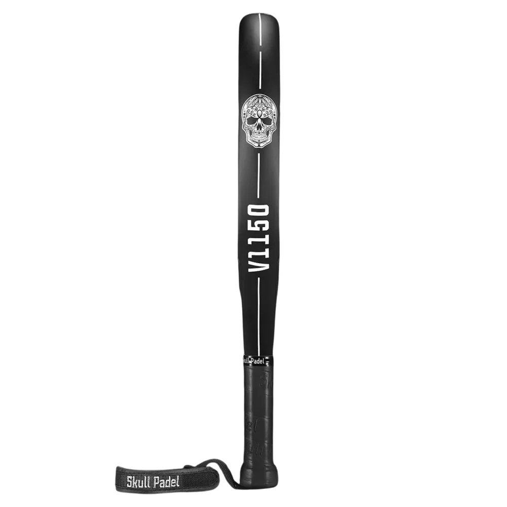 V1150 BLACK SKULL 24K – The Ultimate Padel Racket for Power & Precision - image 3