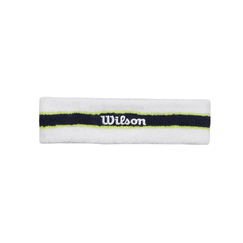 Wilson Headband Bright White – Faixa de Cabeça Versátil para Ténis e Padel imagem 1 Wilson Headband Bright White – Faixa de Cabeça Versátil para Ténis e Padel - imagem 1
