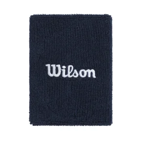 Wilson Wide Terry Wristbands Classic Navy