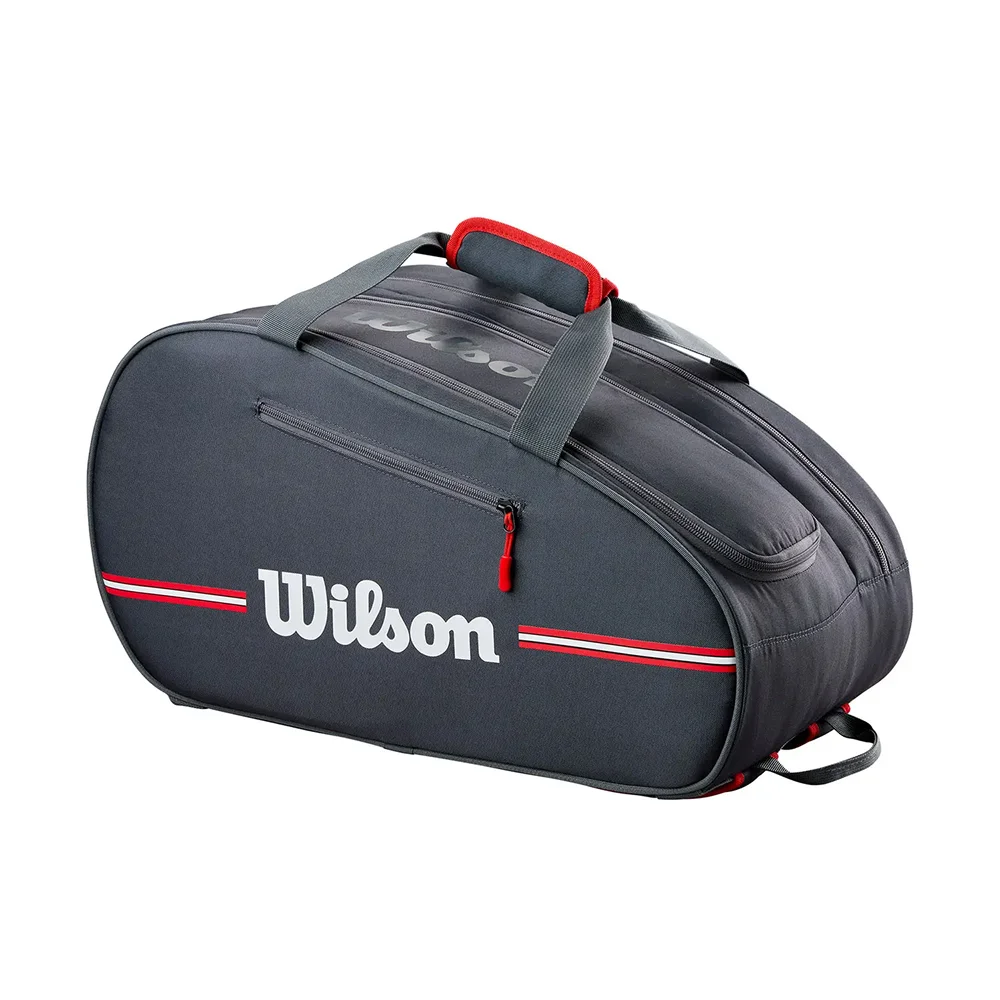 Wilson Team Black — men’s medium padel bag for 4 rackets - image 1