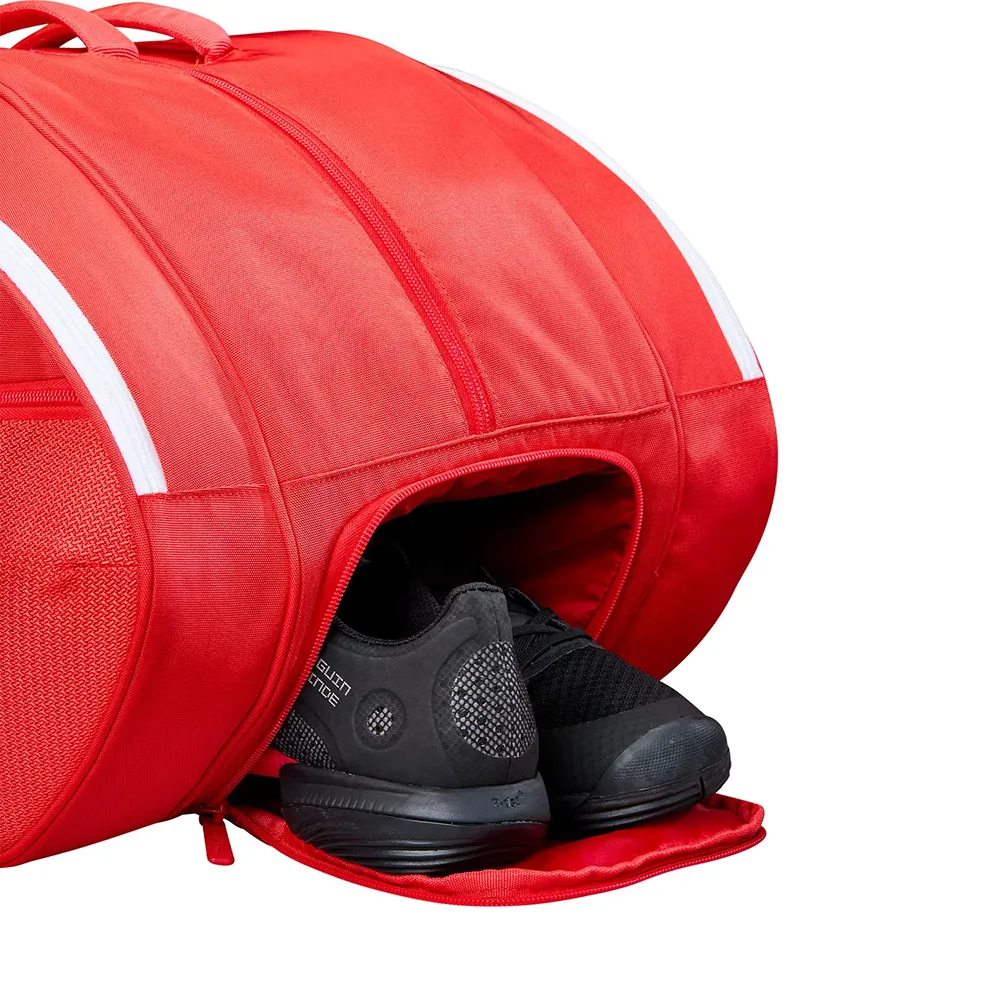 Wilson Tour Red 2025 — red padel bag with Thermoguard and modern sporty design - image 4
