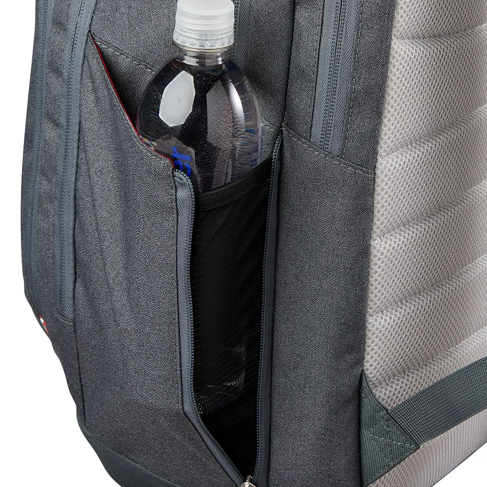 Wilson Backpack Tour Black 2025 — mochila unissexo preta com forro vermelho interior - imagem 4