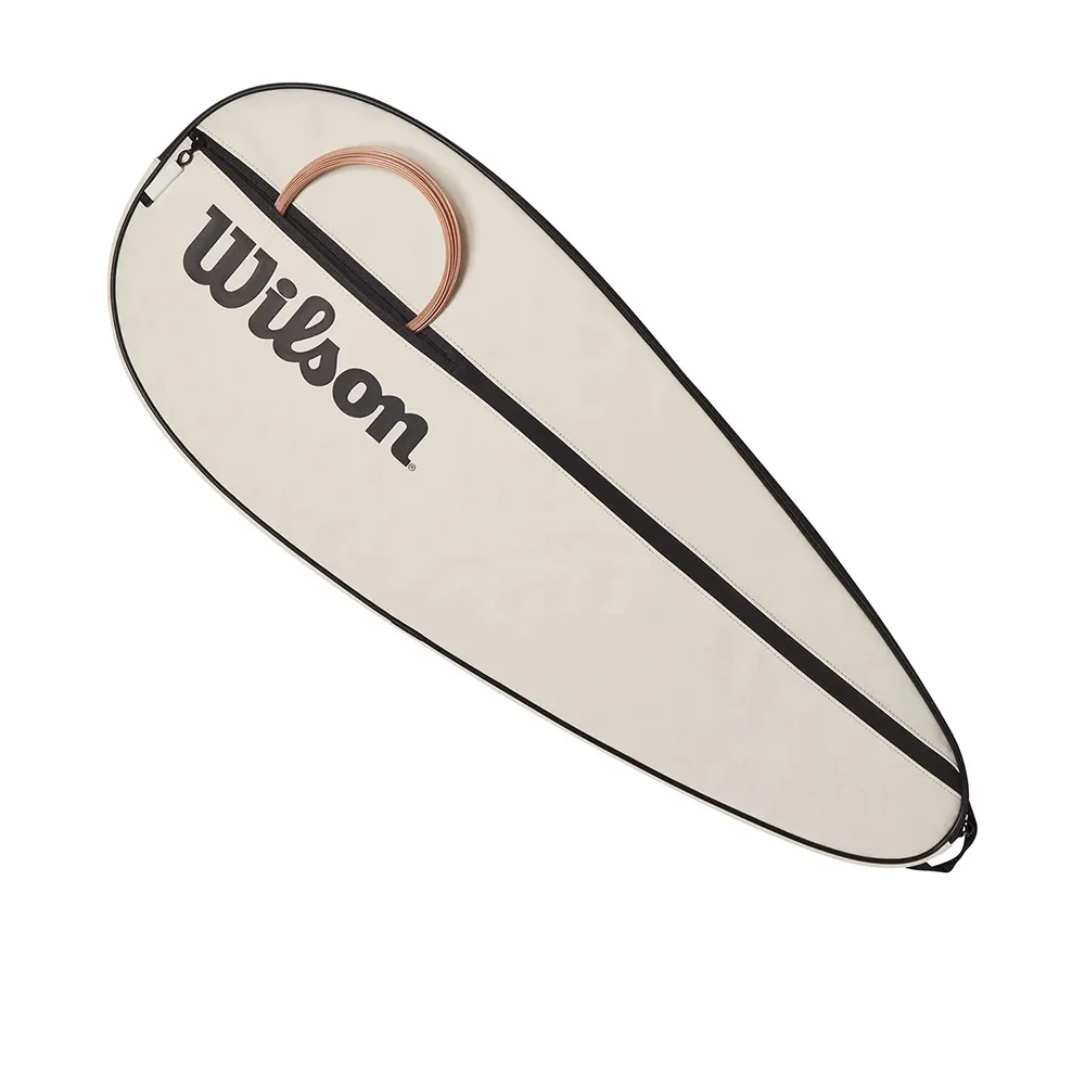 Wilson Tennis Case Premium White — elegant PU racquet case for premium protection - image 1