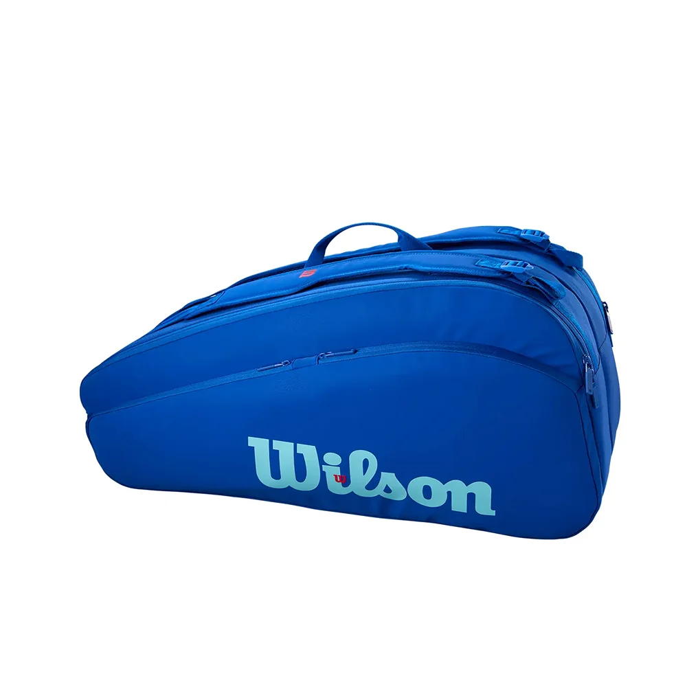 Wilson Racket Bag Ultra V5 Tour 12 Blue – grande bolsa para 12 raquetes com isolamento térmico e espaço para calçado - imagem 2
