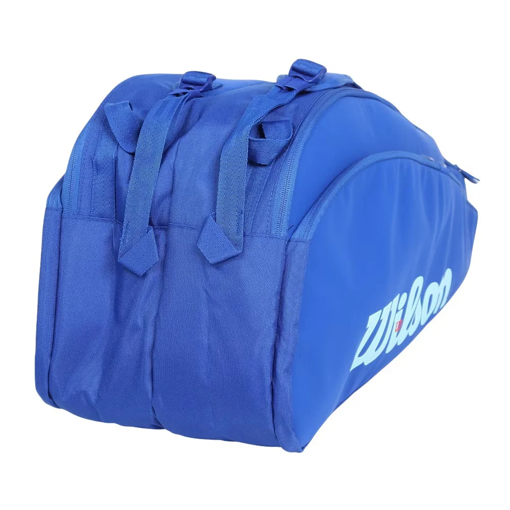 Wilson Racket Bag Ultra V5 Tour 12 Blue – grande bolsa para 12 raquetes com isolamento térmico e espaço para calçado - imagem 3