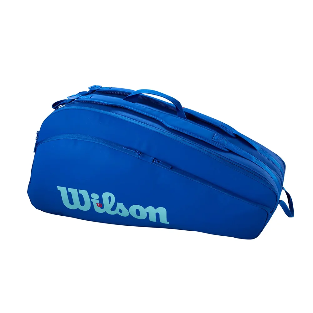 Wilson Racket Bag Ultra V5 Tour 12 Blue – grande bolsa para 12 raquetes com isolamento térmico e espaço para calçado - imagem 1