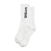 Wilson Meia Crew Logo Branco Azul-Marinho