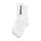 Meias Wilson Crew Logo branco azul-marinho — Meias de Performance com Amortecimento - imagem 1