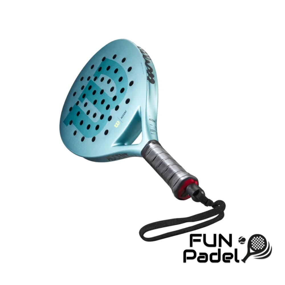 Wilson Accent LT Padel 2 Blue – Raquete Leve e Equilibrada para Controle e Potência - imagem 7