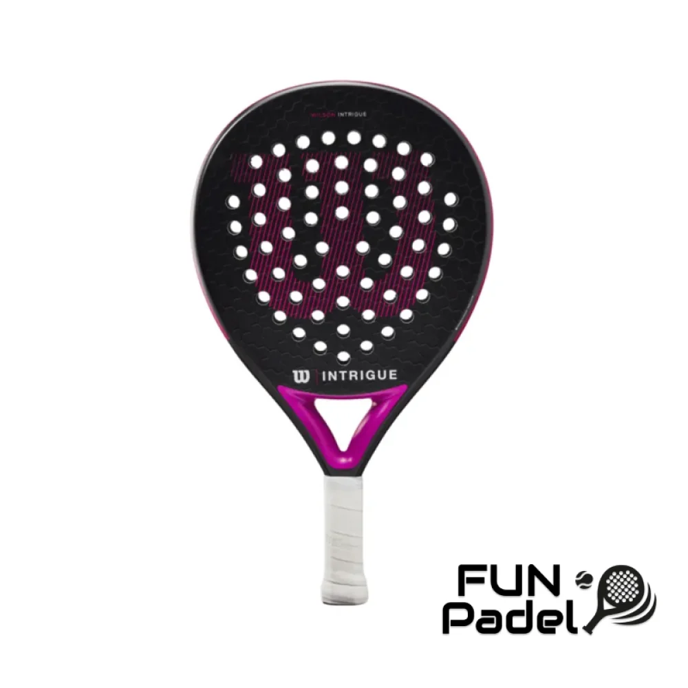 Wilson Intrigue Black – Round Padel Racket for Control and Comfort - image 1