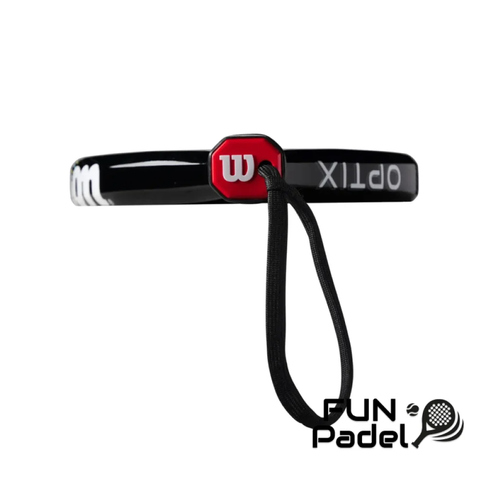 Wilson Optix V1 Black Padel 2 – Raquete de Padel Focada no Controlo para Iniciantes e Intermédios - imagem 6