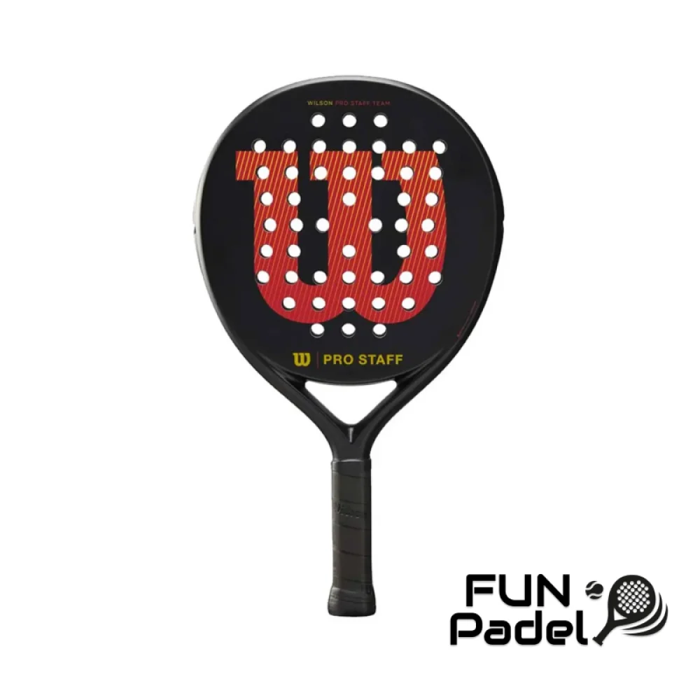 Wilson Pro Staff V2 Team Black and Red – Raquete de Controlo para Jogadores Avançados - imagem 1