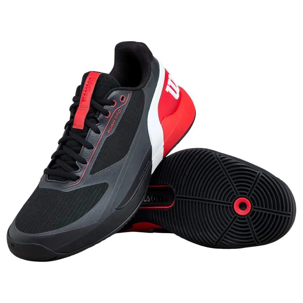 Wilson Rush Pro 5 Padel Men's Black Red — Elite Stability & Power - image 2