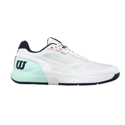  Wilson Hurakn Pro V2 Men's White Fiery Coral