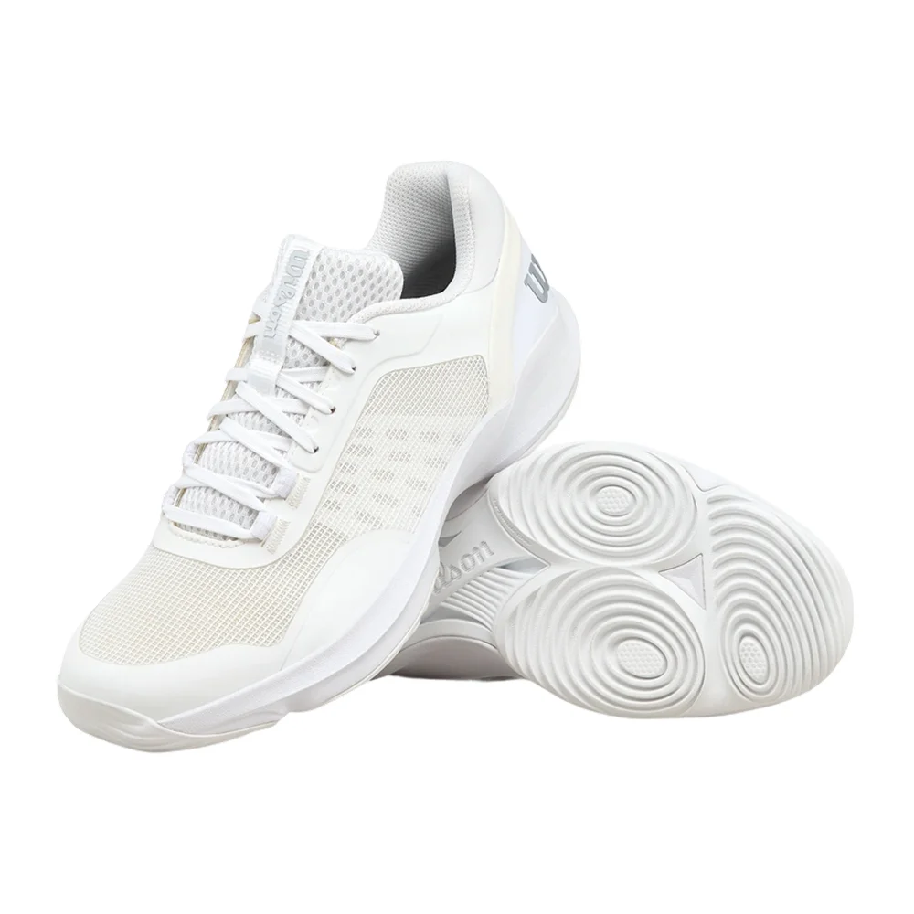 Wilson Hurakn Pro V2 Women's White Silver — Speed & Agility Padel Shoes - image 2
