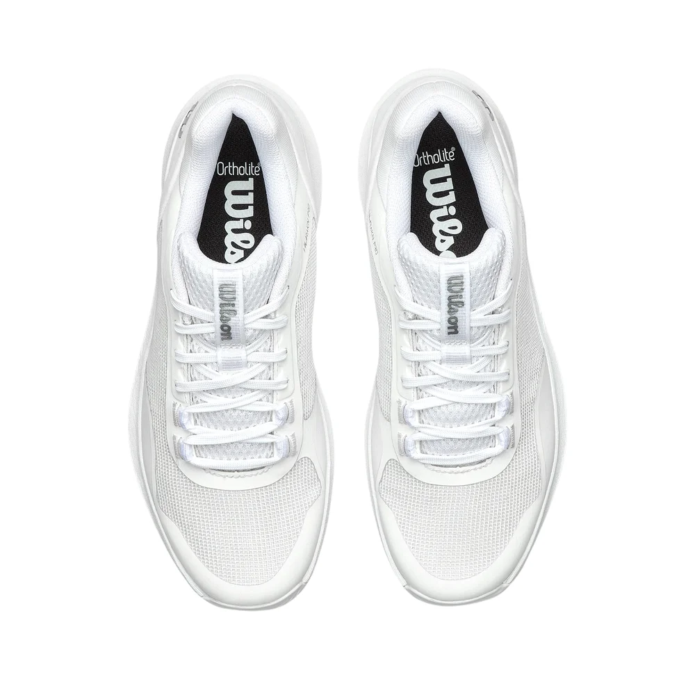 Wilson Hurakn Pro V2 Women's White Silver — Speed & Agility Padel Shoes - image 4