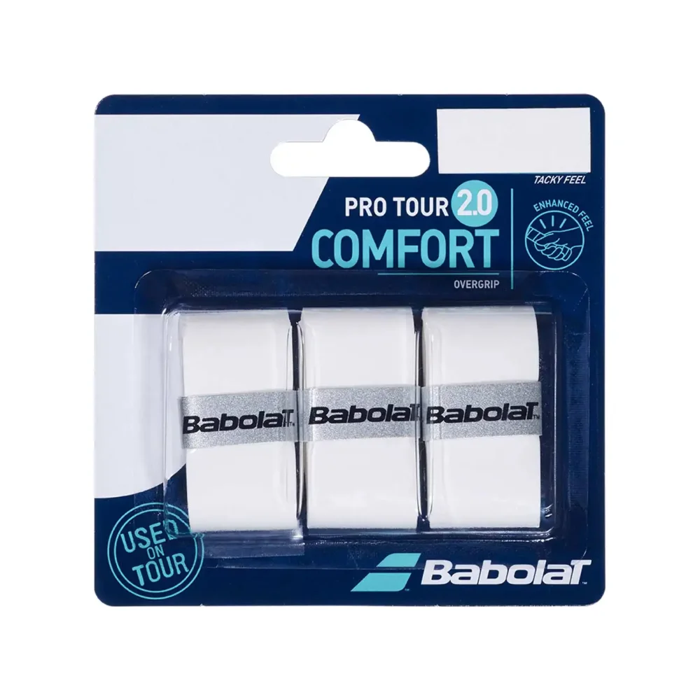 Babolat Pro Tour 2.0 – set of three overgrips in white - image 1