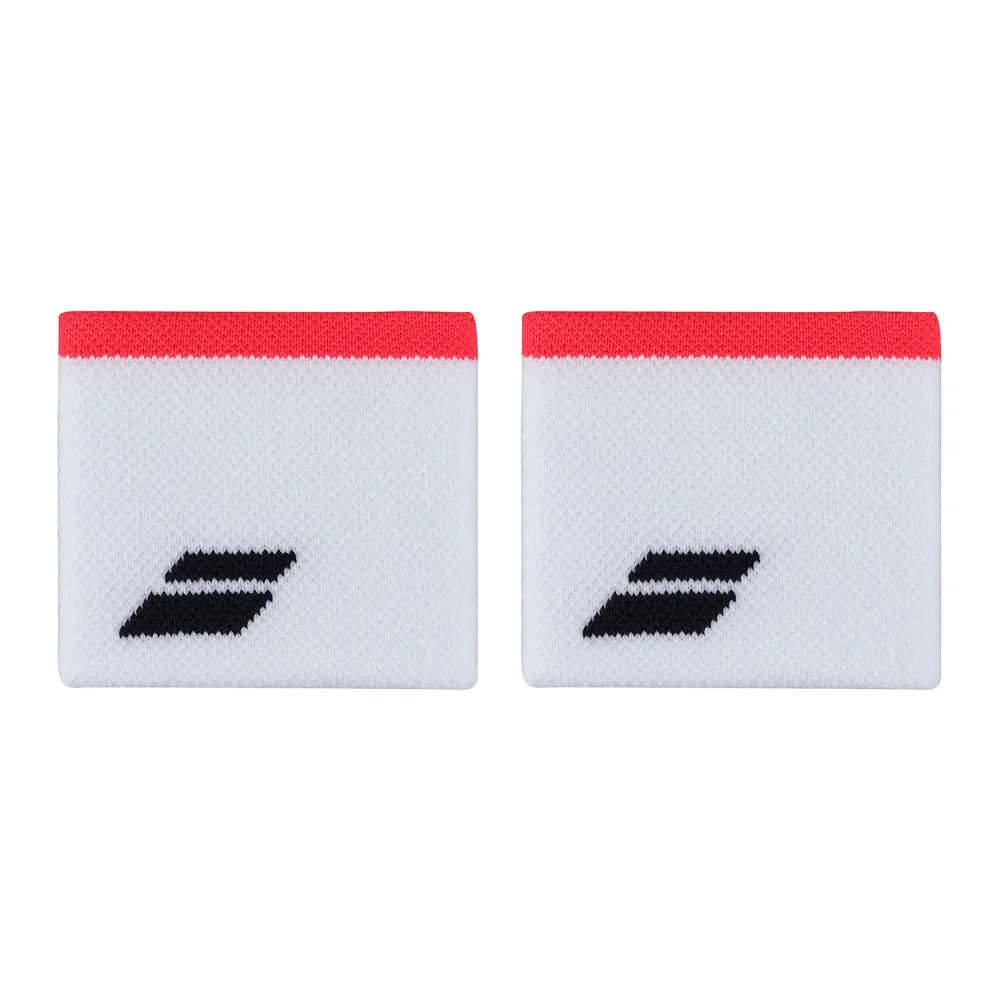 Babolat Wristband Logo White – sports wristbands for padel - image 1