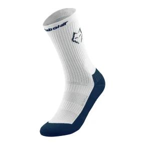 Babolat Juan Lebron Mid Calf Socks White Blue 39-42