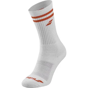 Babolat Team Single Socks White Red