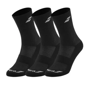 Babolat 3 Pairs Pack Socks Unisex Black