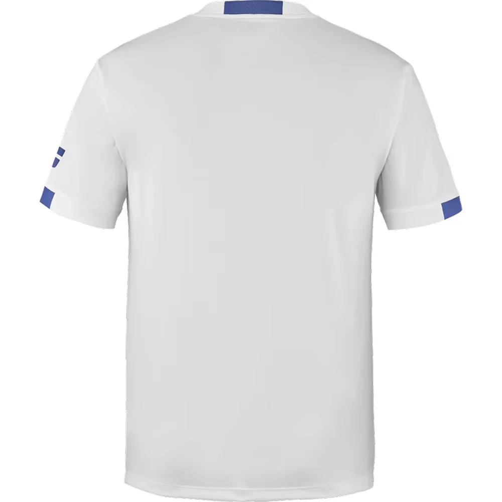 Babolat Play CN T-Shirt Cyan White – lightweight men’s sports tee - image 3