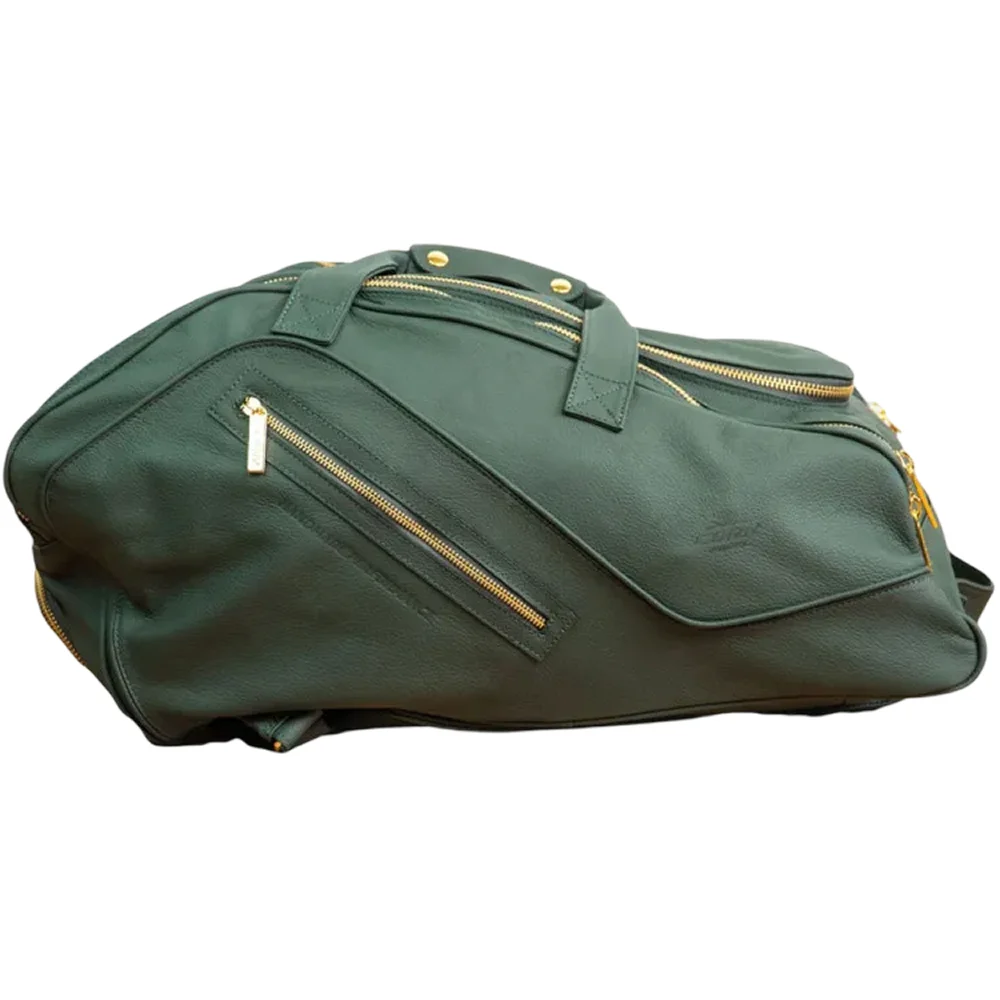 Cork Sports Bag Leather Thermo Green Gold — bolsa térmica premium em couro - imagem 1