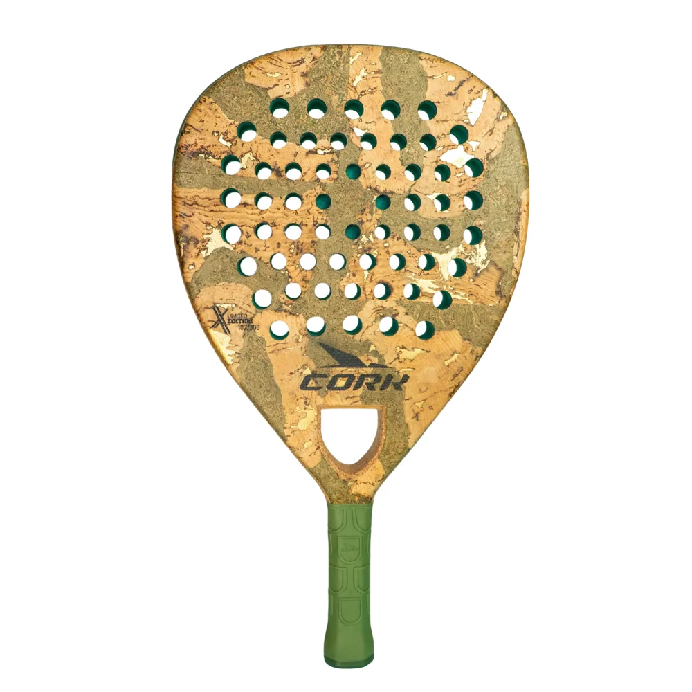 Cork Extreme Verde – Raquete de Padel Híbrida Profissional com Estrutura em Carbono e Núcleo de Cortiça - imagem 1